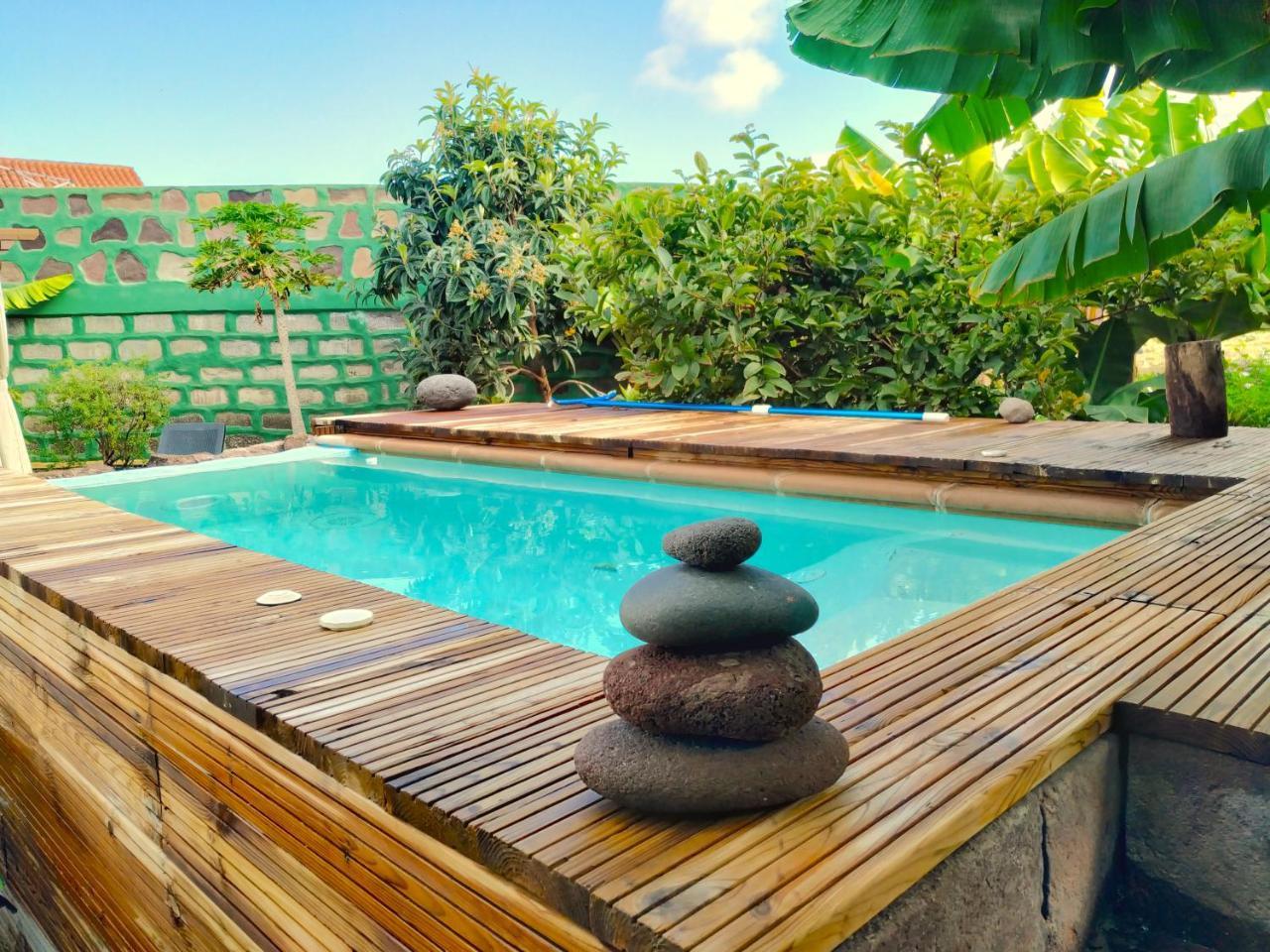 Villa Canaria Piscina Jacuzzi Jardin Santa Maria de Guia de Gran Canaria Екстериор снимка